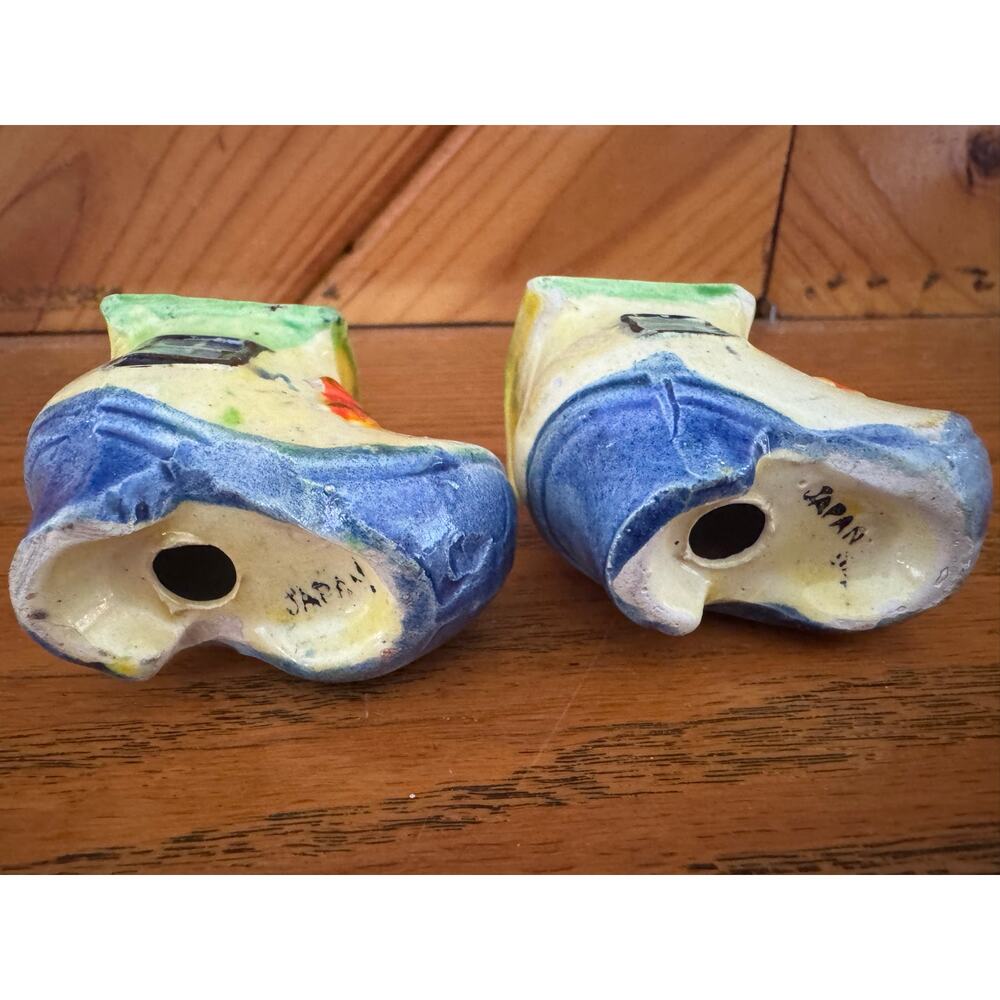 Vintage Japan Old Mother Hubbard Shoe Salt & Pepper Shakers MCM - Picture 6 of 8